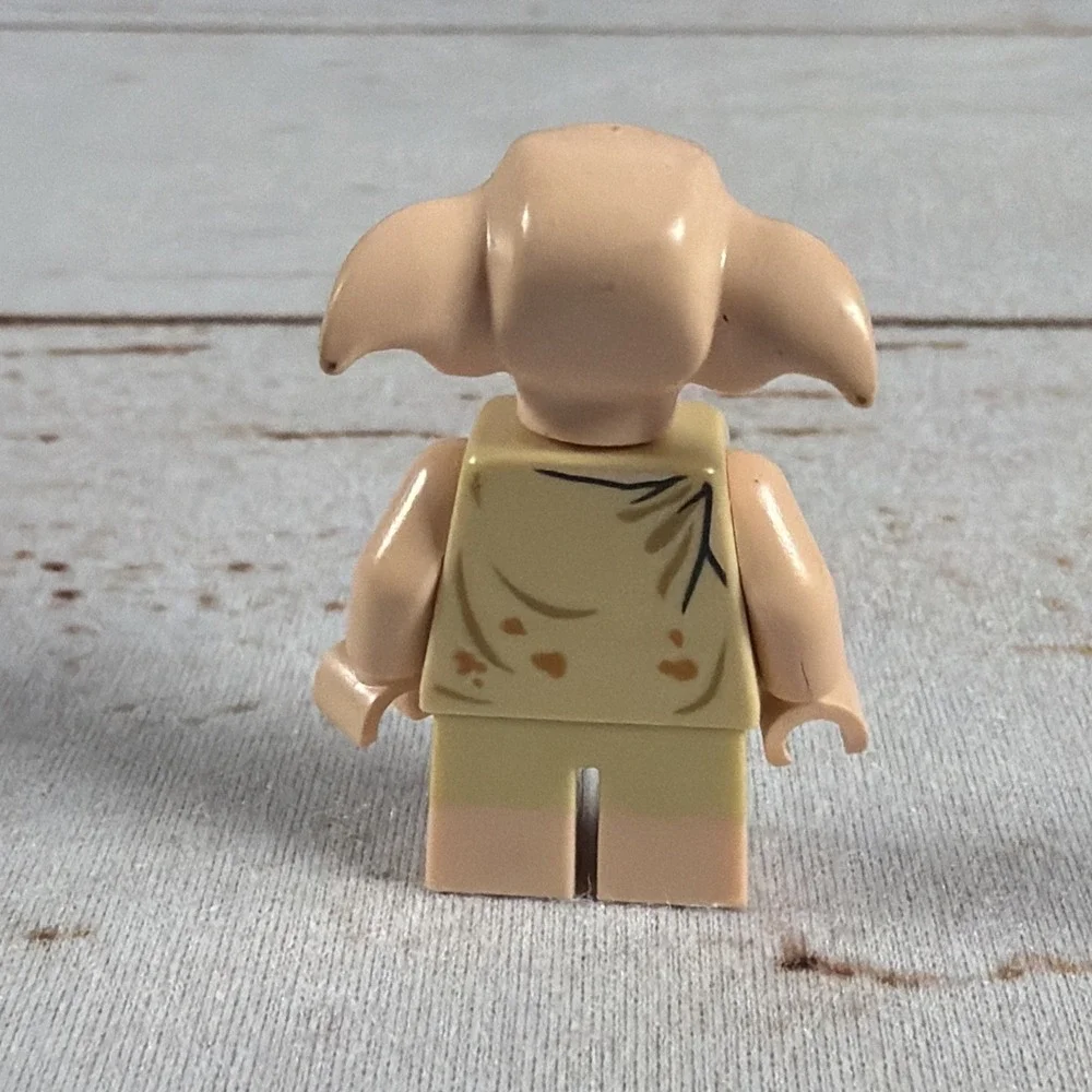 Lego Dobby (Elf) 75968 Light Nougat Open Mouth Smile Harry Potter Minifigure - Picture 2 of 5